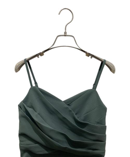 AIMER（エメ）AIMER (エメ) クロスデザインキャミソールオールインワン グリーン サイズ:M 未使用品の古着・服飾アイテム