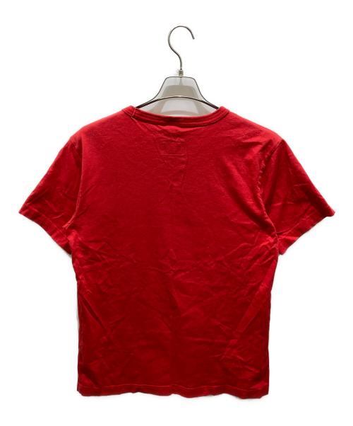 stussy（ステューシー）stussy (ステューシー) Champion (チャンピオン) 半袖Tシャツ レッド サイズ:Mの古着・服飾アイテム