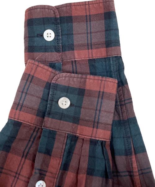 FRED PERRY（フレッドペリー）FRED PERRY (フレッドペリー) B.D TARTAN SHIRT レッド サイズ:Mの古着・服飾アイテム