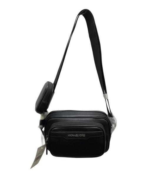 MICHAEL KORS（マイケル・コース）MICHAEL KORS (マイケルコース) Cooper Pebbled Leather Camera Bag ブラックの古着・服飾アイテム