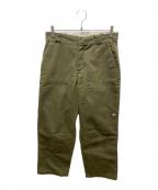 jieda×Dickiesジエダ×ディッキーズ）の古着「DOUBLE KNEE PRINT PANTS」｜オリーブ