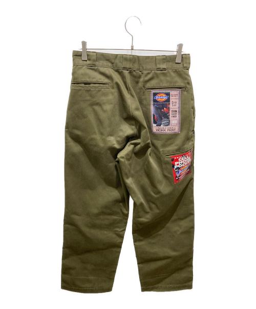 jieda（ジエダ）jieda (ジエダ) Dickies (ディッキーズ) DOUBLE KNEE PRINT PANTS オリーブ サイズ:1の古着・服飾アイテム