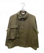 jiedaジエダ）の古着「FLAP POCKET SHIRT」｜オリーブ