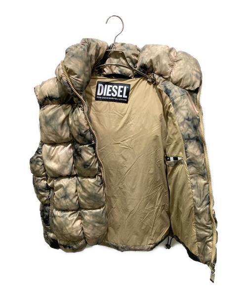 DIESEL（ディーゼル）DIESEL (ディーゼル) W-Ralle-Sl ベスト グリーン サイズ:XSの古着・服飾アイテム