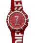 DIESEL（ディーゼル）の古着「リストウォッチ」｜レッド