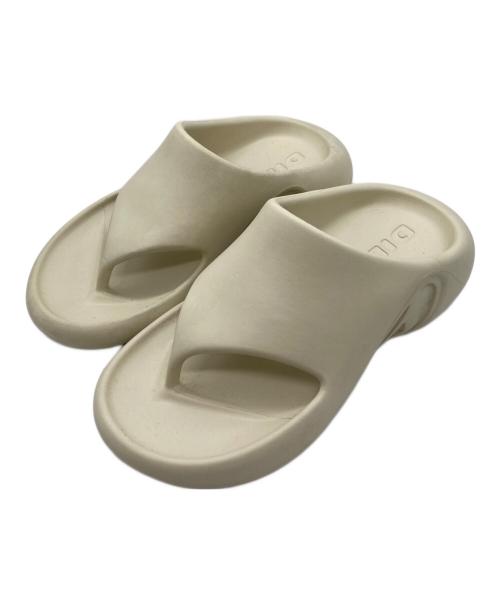 DIESEL（ディーゼル）DIESEL (ディーゼル) sa-maui x ラバービーチサンダル ホワイト サイズ:38の古着・服飾アイテム