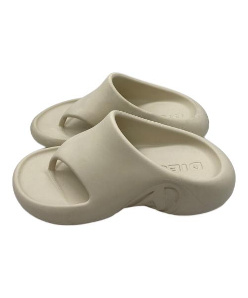 DIESEL（ディーゼル）DIESEL (ディーゼル) sa-maui x ラバービーチサンダル ホワイト サイズ:38の古着・服飾アイテム