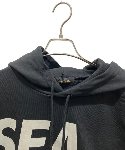 WIND AND SEA（ウィンダンシー）WIND AND SEA (ウィンダンシー) ロゴプルオーバーパーカー ブラック サイズ:Sの古着・服飾アイテム