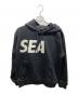 WIND AND SEA（ウィンダンシー）の古着「ロゴプルオーバーパーカー」｜ブラック