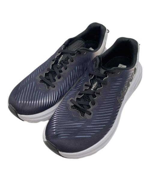 HOKAONEONE（ホカオネオネ）HOKAONEONE (ホカオネオネ) RINCON 3 WIDE ブラック×ホワイト サイズ:26.5の古着・服飾アイテム