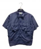 SASSAFRASササフラス）の古着「半袖シャツ」｜ネイビー