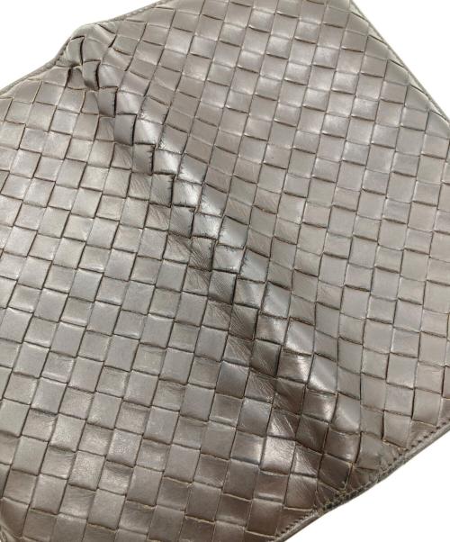 BOTTEGA VENETA（ボッテガベネタ）BOTTEGA VENETA (ボッテガベネタ) イントレチャートロングウォレット ブラウンの古着・服飾アイテム