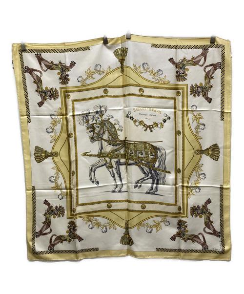 HERMES（エルメス）HERMES (エルメス) シルクスカーフ イエローの古着・服飾アイテム