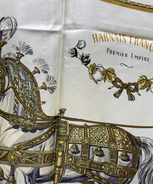 HERMES（エルメス）HERMES (エルメス) シルクスカーフ イエローの古着・服飾アイテム