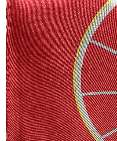 HERMES（エルメス）HERMES (エルメス) シルクスカーフ レッドの古着・服飾アイテム