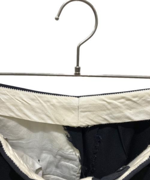 Maison Margiela（メゾンマルジェラ）Maison Margiela (メゾンマルジェラ) サイドスリットスラックスパンツ ブラック サイズ:48の古着・服飾アイテム