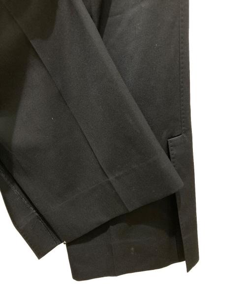 Maison Margiela（メゾンマルジェラ）Maison Margiela (メゾンマルジェラ) サイドスリットスラックスパンツ ブラック サイズ:48の古着・服飾アイテム