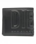 DIESELディーゼル）の古着「2つ折り財布」｜ブラック