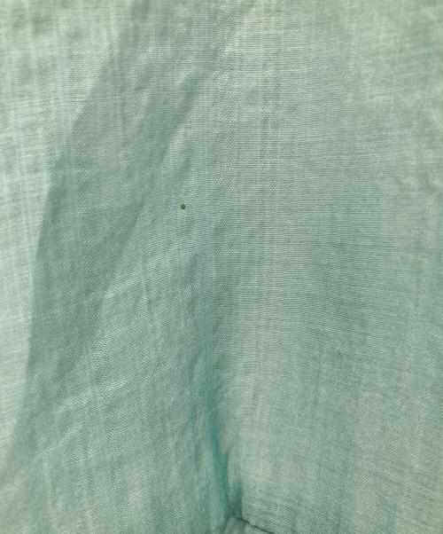 COLLAGE GALLARDAGALANTE（コラージュ ガリャルダガランテ）COLLAGE GALLARDAGALANTE (コラージュ ガリャルダガランテ) 半袖2WAYヴィンテージライクシアー シャツ ブルー サイズ:Fの古着・服飾アイテム