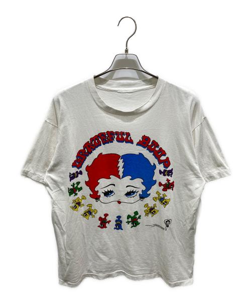 USED（ユーズド）USED (ユーズド) プリントTシャツ ホワイト サイズ:記載無しの為実寸参照の古着・服飾アイテム