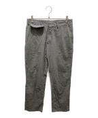 DRIES VAN NOTENドリスヴァンノッテン）の古着「ストレートパンツ」｜グレー