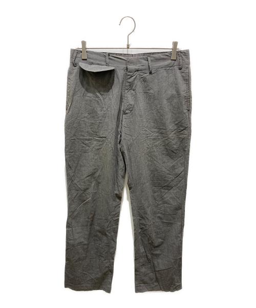 DRIES VAN NOTEN（ドリスヴァンノッテン）DRIES VAN NOTEN (ドリスヴァンノッテン) ストレートパンツ グレー サイズ:46の古着・服飾アイテム