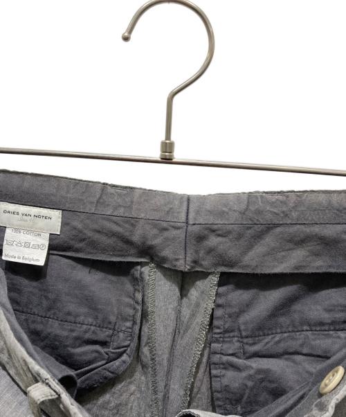 DRIES VAN NOTEN（ドリスヴァンノッテン）DRIES VAN NOTEN (ドリスヴァンノッテン) ストレートパンツ グレー サイズ:46の古着・服飾アイテム