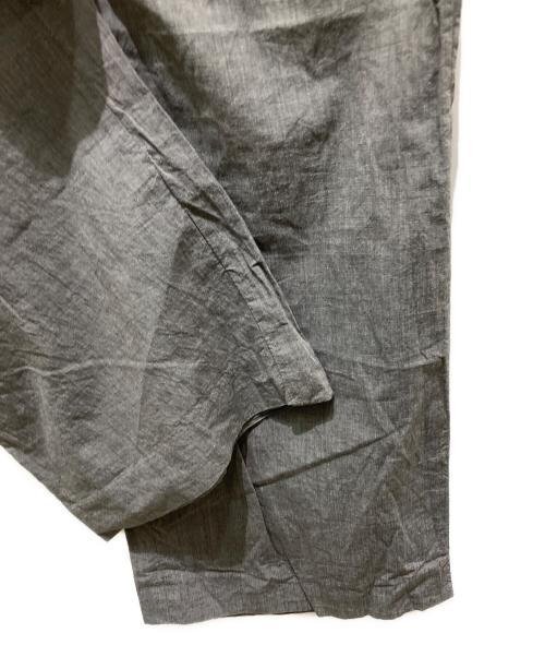 DRIES VAN NOTEN（ドリスヴァンノッテン）DRIES VAN NOTEN (ドリスヴァンノッテン) ストレートパンツ グレー サイズ:46の古着・服飾アイテム