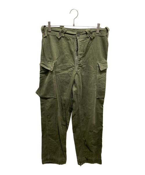 USED（ユーズド）USED (ユーズド) ミリタリーパンツ オリーブ サイズ:記載無しの為実寸参照の古着・服飾アイテム
