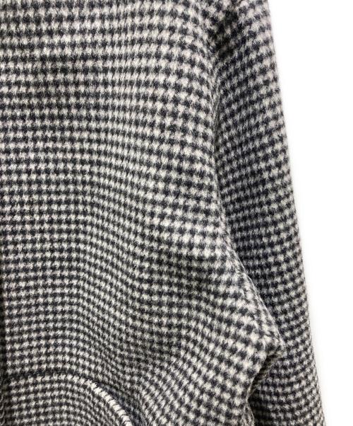 JOURNAL STANDARD relume（ジャーナルスタンダード レリューム）JOURNAL STANDARD relume (ジャーナルスタンダード レリューム) スーパーファインビーバークルーネックコート グレー サイズ:38の古着・服飾アイテム