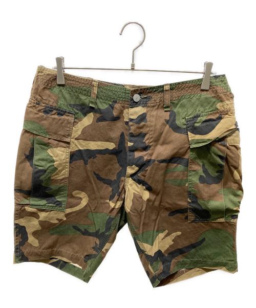 SASSAFRAS（ササフラス）SASSAFRAS (ササフラス) カーゴハーフパンツ カーキ サイズ:Lの古着・服飾アイテム