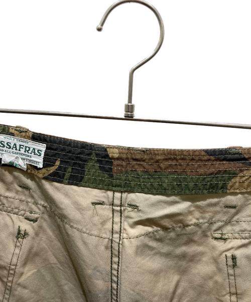 SASSAFRAS（ササフラス）SASSAFRAS (ササフラス) カーゴハーフパンツ カーキ サイズ:Lの古着・服飾アイテム