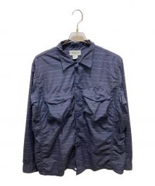 SASSAFRAS（ササフラス）の古着「ナイロンシャツ」｜ネイビー