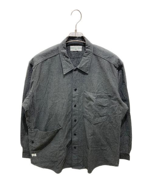 SASSAFRAS（ササフラス）SASSAFRAS (ササフラス) 長袖シャツ グレー サイズ:XLの古着・服飾アイテム