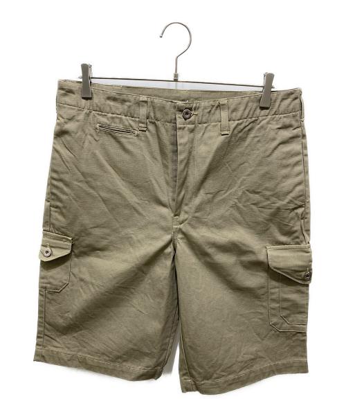 POST O'ALLS（ポストオーバーオールズ）POST O'ALLS (ポストオーバーオールズ) ハーフパンツ カーキ サイズ:Lの古着・服飾アイテム