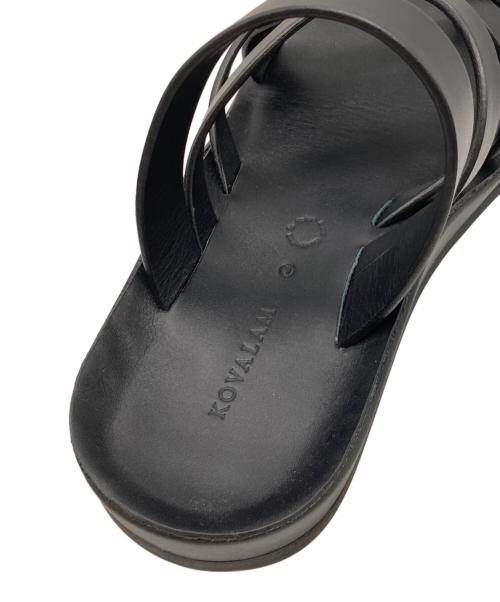 KOVALAM（コバーラム）KOVALAM (コバーラム) STRAP ANCHOR SANDAL ブラック サイズ:Lの古着・服飾アイテム
