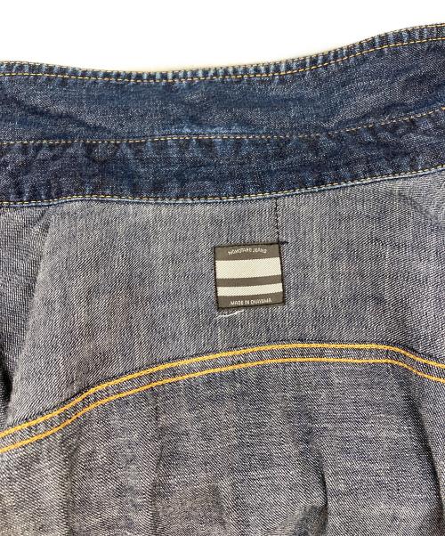 MOMOTARO JEANS（桃太郎ジーンズ）MOMOTARO JEANS (桃太郎ジーンズ) 出陣デニムシャツ インディゴ サイズ:記載無しの為実寸参照の古着・服飾アイテム