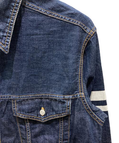 MOMOTARO JEANS（桃太郎ジーンズ）MOMOTARO JEANS (桃太郎ジーンズ) 出陣デニムシャツ インディゴ サイズ:記載無しの為実寸参照の古着・服飾アイテム