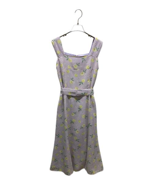 TOCCA（トッカ）TOCCA (トッカ) 総柄ワンピース パープル サイズ:6の古着・服飾アイテム