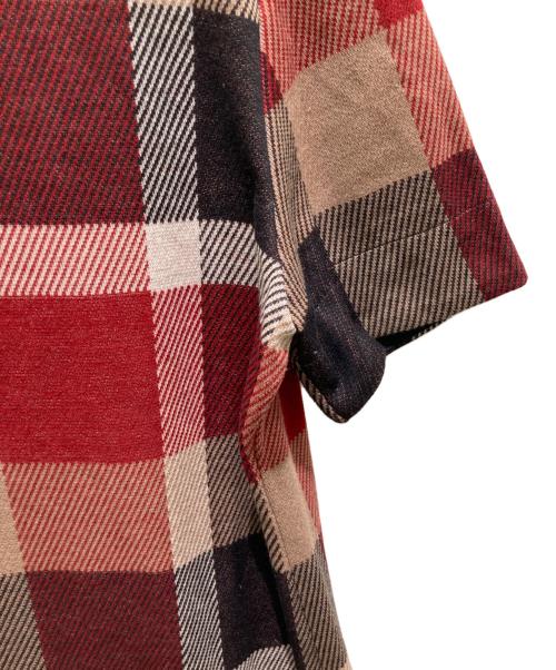 BLUE LABEL CRESTBRIDGE（ブルーレーベルクレストブリッジ）BLUE LABEL CRESTBRIDGE (ブルーレーベルクレストブリッジ) チェックワンピース ブラウン サイズ:38の古着・服飾アイテム