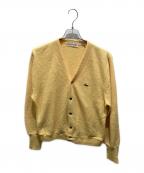 IZOD LACOSTEアイゾッド ラコステ）の古着「ニットカーディガン」｜イエロー