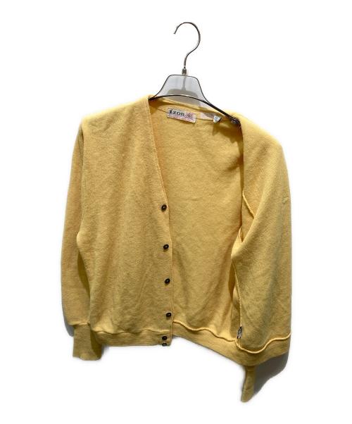 IZOD LACOSTE（アイゾッド ラコステ）IZOD LACOSTE (アイゾッド ラコステ) ニットカーディガン イエロー サイズ:Mの古着・服飾アイテム