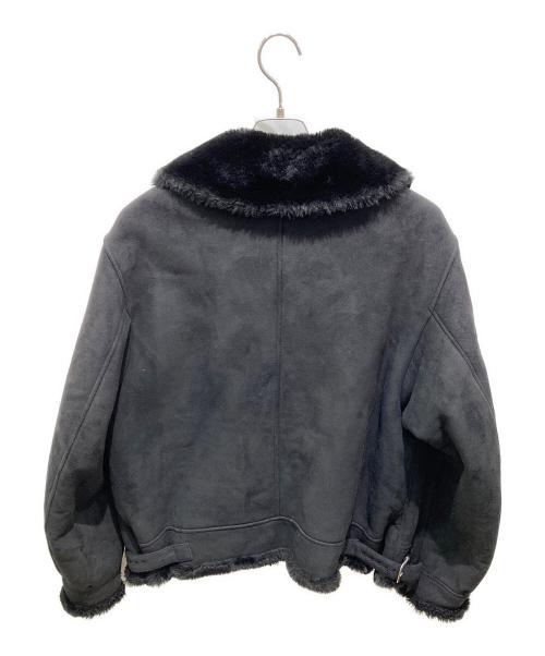 UNITED CARR（ユナイテッドカー）UNITED CARR (ユナイテッドカー) B-3フェイクムートンジャケット ブラック サイズ:Mの古着・服飾アイテム