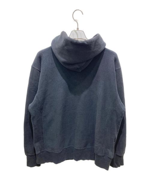 stussy（ステューシー）stussy (ステューシー) Champion (チャンピオン) リバースウィーブパーカー ブラック サイズ:XLの古着・服飾アイテム