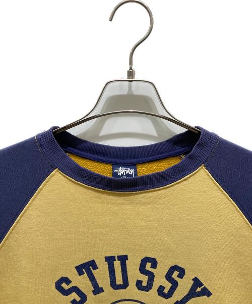 stussy（ステューシー）stussy (ステューシー) クルーネックスウェット イエロー サイズ:XSの古着・服飾アイテム