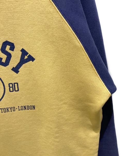 stussy（ステューシー）stussy (ステューシー) クルーネックスウェット イエロー サイズ:XSの古着・服飾アイテム