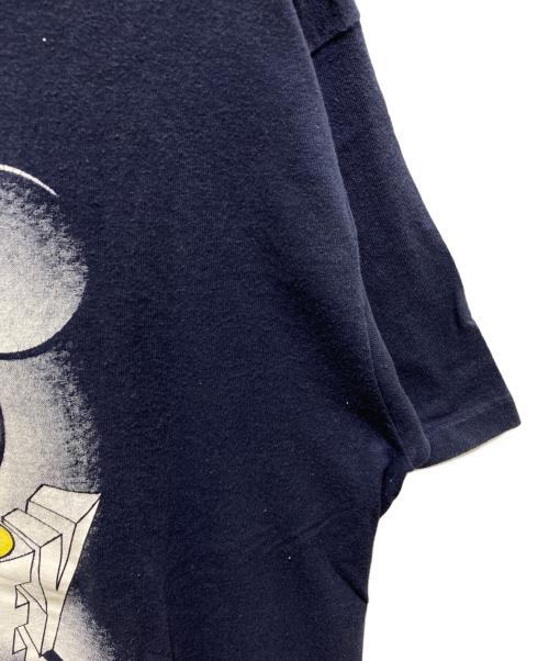 MICKEY UNLIMITED（ミッキー アンリミテッド）MICKEY UNLIMITED (ミッキー アンリミテッド) 7分袖Tシャツ ネイビー サイズ:Lの古着・服飾アイテム