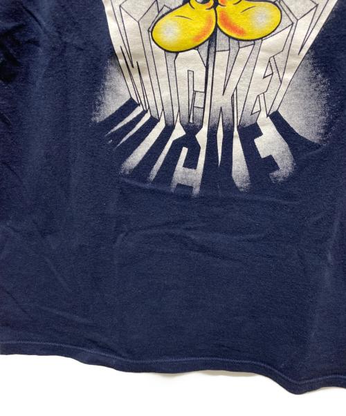 MICKEY UNLIMITED（ミッキー アンリミテッド）MICKEY UNLIMITED (ミッキー アンリミテッド) 7分袖Tシャツ ネイビー サイズ:Lの古着・服飾アイテム