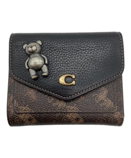 COACH（コーチ）COACH (コーチ) 3つ折り財布 ブラウンの古着・服飾アイテム