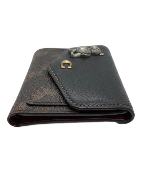 COACH（コーチ）COACH (コーチ) 3つ折り財布 ブラウンの古着・服飾アイテム